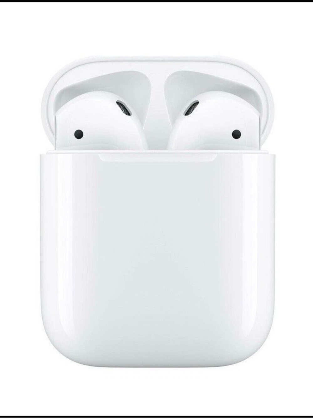 Brand new open box apple air pods 2nd generation charging cable included